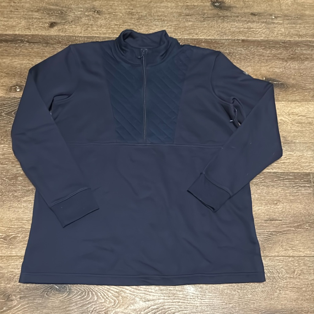 Columbia Navy Quarter Zip Large